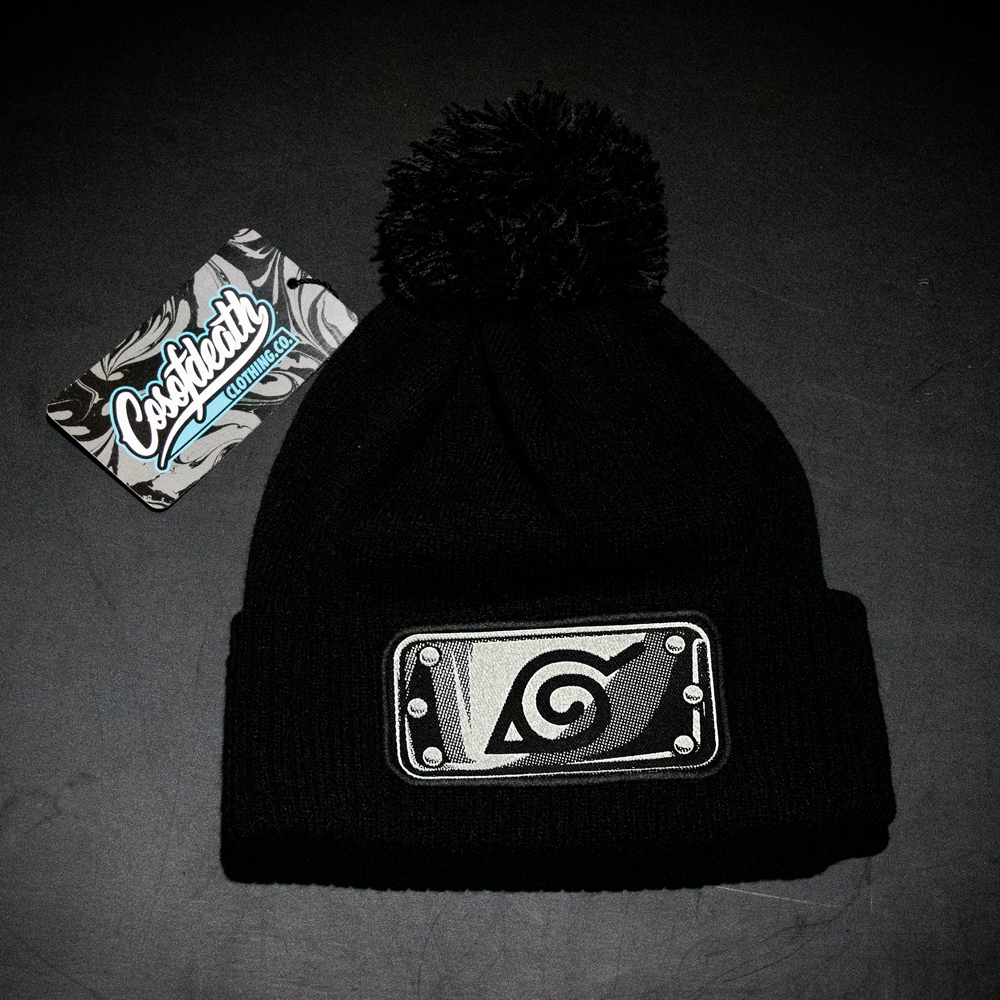 NARUTO BEANNIE BLACK POMPON